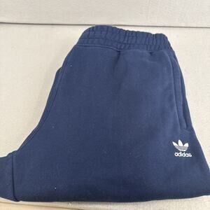 Adidas Sweat Pants Solid Blue Men's 2XL